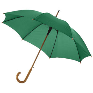 Parapluie 23" à ouverture automatique, poignée et mât en bois (ref : 109048) – Image 4
