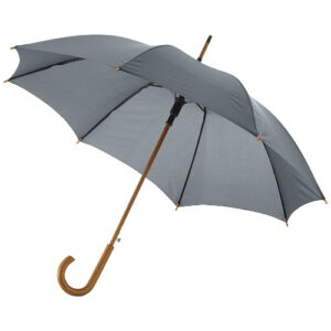 Parapluie 23" à ouverture automatique, poignée et mât en bois (ref : 109048) – Image 6