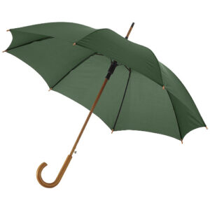 Parapluie 23" à ouverture automatique, poignée et mât en bois (ref : 109048) – Image 7