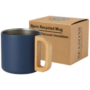 Tasse Bjorn de 360 ml en acier inoxydable recyclé certifiée RCS avec isolation sous vide et couche de cuivre  (ref : 100740) – Image 3