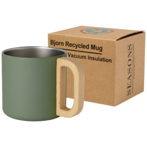 Tasse Bjorn de 360 ml en acier inoxydable recyclé certifiée RCS avec isolation sous vide et couche de cuivre  (ref : 100740) – Image 4