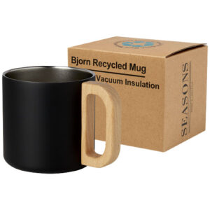 Tasse Bjorn de 360 ml en acier inoxydable recyclé certifiée RCS avec isolation sous vide et couche de cuivre  (ref : 100740) – Image 5