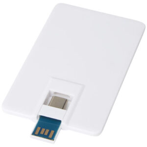 Clé USB Duo Slim de 32 Go avec ports Type-C et USB-A 3.0 (ref : 123749) – Image 1
