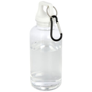 Bouteille d'eau Oregon de 400 ml en aluminium recyclé certifié RCS avec mousqueton (ref : 100778)