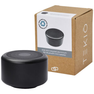 Mini haut-parleur Bluetooth® en aluminium recyclé Rise 3 W RCS  (ref : 124353)