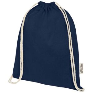 Sac avec cordon Oregon en coton recyclé 140 g/m² certifié GRS (ref : 120735) – Image 5
