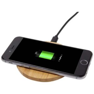 Tapis de charge sans fil en bambou Essence de 15 W (ref : 124387)