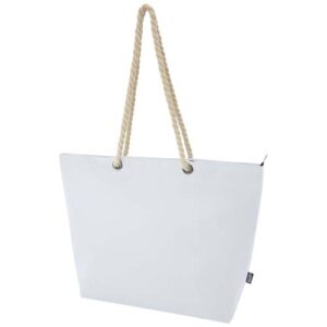 Sac shopping Panama recyclé GRS isotherme de plage avec poignées en cordelette 23L (ref : 130079)