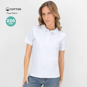 Polo Femme Blanc (ref : 21182)