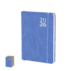 Carnet de notes à spirales A5 Desk-Mate® avec couverture arrière imprimée (ref : 21291)