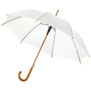 Parapluie 23&Prime; à ouverture automatique, poignée et mât en bois (ref : 109048)
