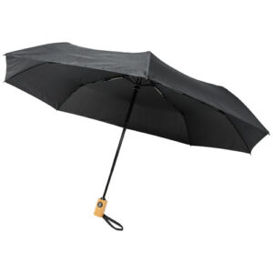 Parapluie en RPET pliable 21&Prime; à ouverture/fermeture automatique Bo (ref : 109143)