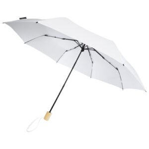Parapluie 21&Prime; pliable windproof en PET recyclé Birgit (ref : 109145)