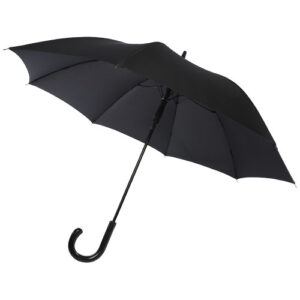 Parapluie Fontana de 23&Prime; à ouverture automatique avec aspect carbone et poignée courbe (ref : 109413)
