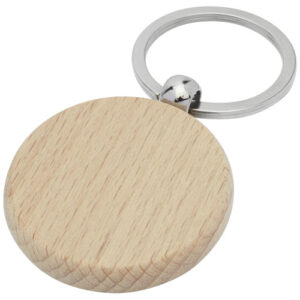 Porte-clés rond Giovanni en bois de hêtre (ref : 118120)