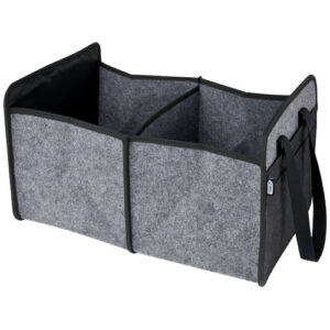 Rangement pliable pour voiture Felta en feutre recyclé certifié GRS (ref : 120664)