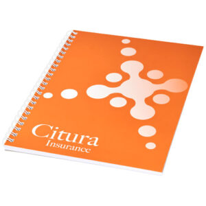 Cahier Desk-Mate® à spirales A5 avec couverture PP (ref : 21271)