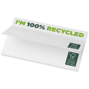 Mémos autocollants recyclés 127 x 75 mm Sticky-Mate® (ref : 21288)